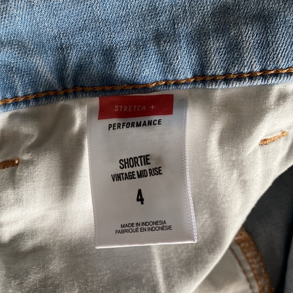 Express Fringe Denim Shorts - Picture 5 of 6